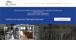 Desktop Screenshot of nrg4lifefitness.net